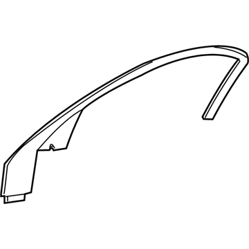 Lincoln XW4Z5420890AAA Window Trim