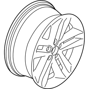 Ford BB5Z-1007-A Wheel, Alloy