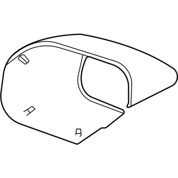 2022 Ford Maverick Mirror Cover - NZ6Z-17D742-AAPTM