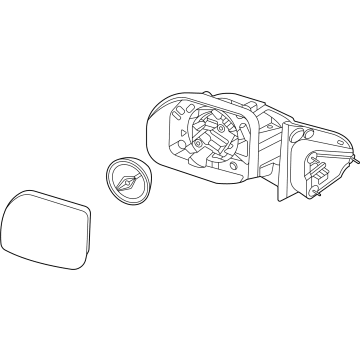 Ford NZ6Z-17682-H Mirror Assembly