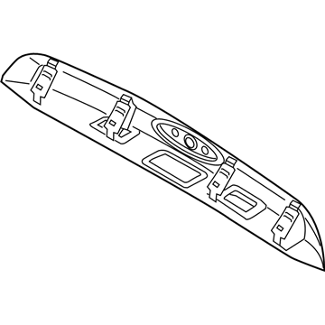 Ford DM5Z-5843400-BAPTM Handle - Luggage Compartment