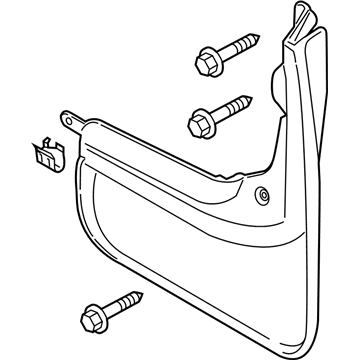 Ford DS7Z-16A550-CA Mud Guard