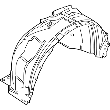 Lincoln LJ7Z-16102-A Fender Liner