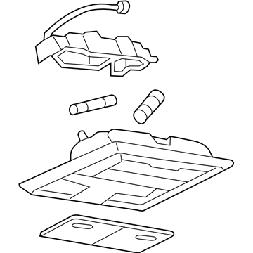 Ford 5F9Z-74519A70-BAD Overhead Console