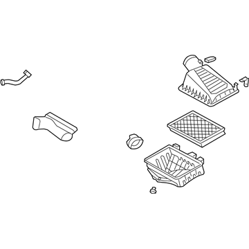 Ford 3W4Z-9600-BA Air Cleaner Assembly