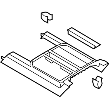 Ford KL3Z-15045A76-AA PANEL ASY - CONSOLE