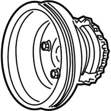 Ford E-150 Econoline Crankshaft Pulley - XL3Z-6B321-AA