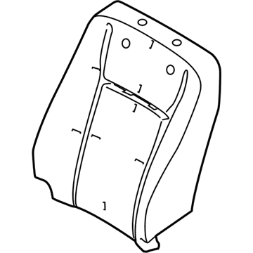 Ford FL3Z-1664810-G Seat Back Pad