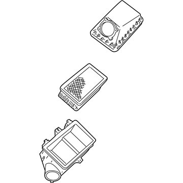 Lincoln 1W4Z-9600-AA Air Cleaner Assembly