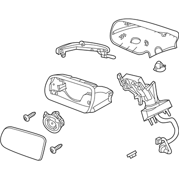 Lincoln AE9Z-17682-DBPTM Mirror Assembly