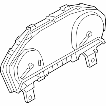 Ford LJ6Z-10849-CGA Cluster Assembly