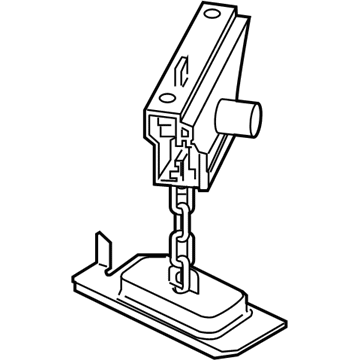 Ford AB3Z-1A131-B SPARE WHEEL MOUNTING