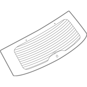 Lincoln LJ7Z-7842006-A Lift Gate Glass