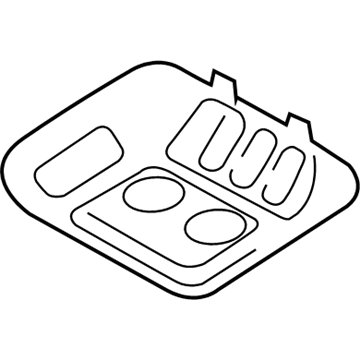 Ford 3L7Z-78519A70-CAA Console Assembly - Overhead