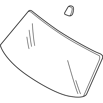 Mercury 8L8Z-7803100-A Windshield