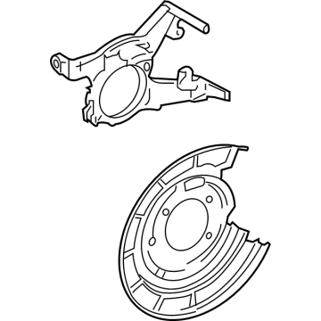 Mercury 8M6Z-2C220-A Caliper Mount