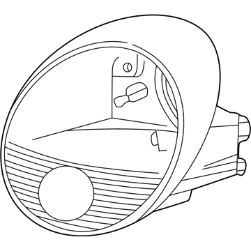 2002 Ford Thunderbird Headlight - 1W6Z-13008-AS