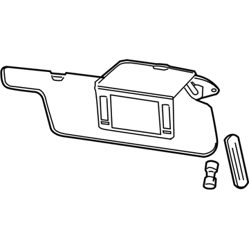 Ford 6W7Z-5404104-BAC Sun Visor Assembly