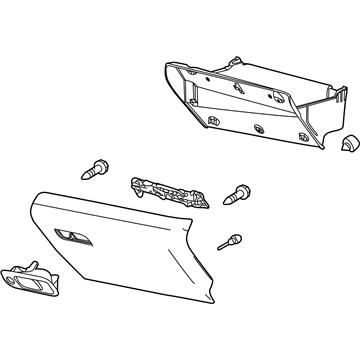 Lincoln AE9Z-7406024-AB Glove Box Assembly