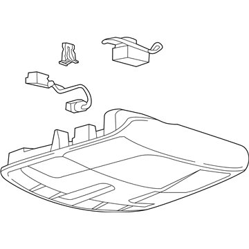 Lincoln DP5Z-54519A70-EAB Overhead Console