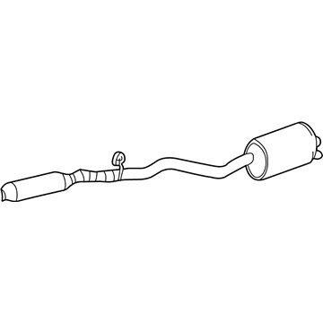 2003 Ford Thunderbird Tail Pipe - 3W6Z-5230-AA