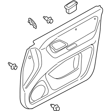 Ford 5L8Z-7823942-AAA Door Trim Panel