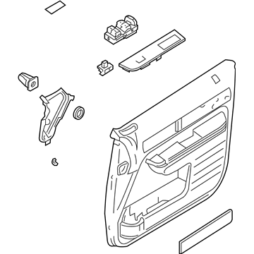 Ford 8A1Z-7823942-CC Panel Assembly - Door Trim