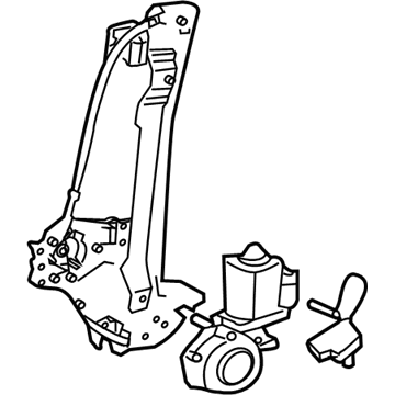 2004 Ford Explorer Window Regulator - 6L2Z-7827000-BA