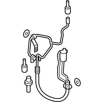 Ford HS7Z-19972-M Lower Pressure Hose