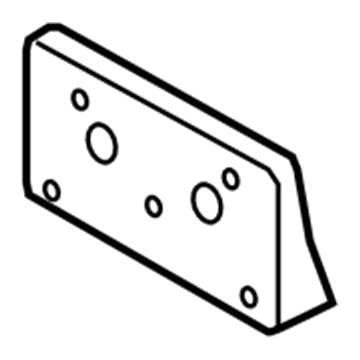 Ford HS7Z-17A385-AA License Bracket