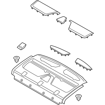 Lincoln HP5Z-5446668-HA Package Tray