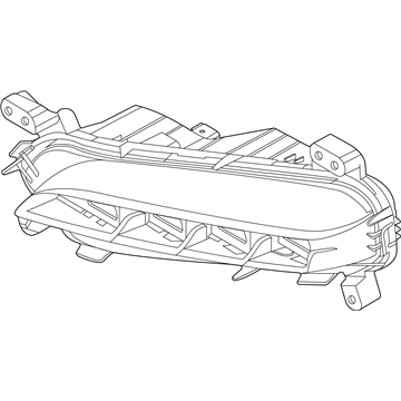 Ford LC5Z-15200-A LAMP ASY - FOG - FRONT