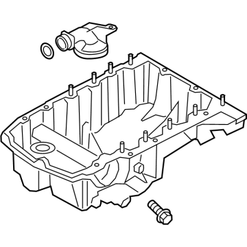 Ford Explorer Oil Pan - L1MZ-6675-B