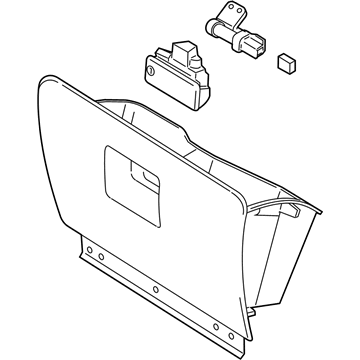 2004 Lincoln Navigator Glove Box - 3L7Z-7806024-AAA