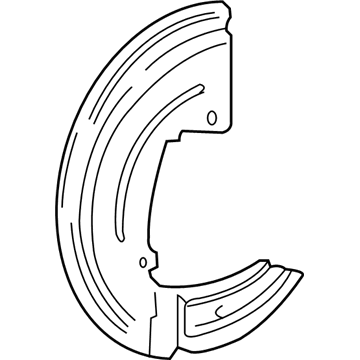 Mercury 5F9Z-2K004-AA Splash Shield