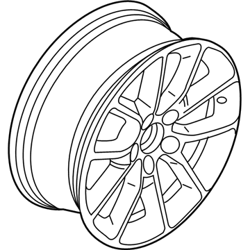 Ford DA8Z-1007-G Wheel, Alloy