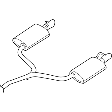 Ford Explorer Muffler - FB5Z-5230-E