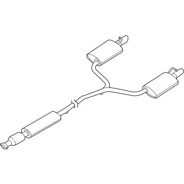 Ford FB5Z-5F250-A Muffler & Pipe