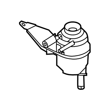 Ford NL3Z-8A080-C TANK ASY - RADIATOR OVERFLOW