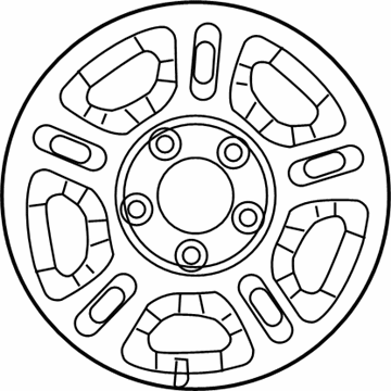 Ford YL5Z-1015-BA Wheel Assembly