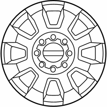 Ford HC3Z-1007-H Wheel, Alloy