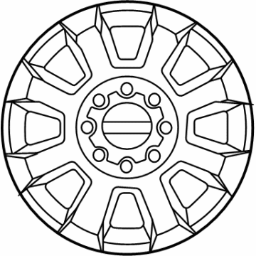 Ford HC3Z-1007-K Wheel, Alloy