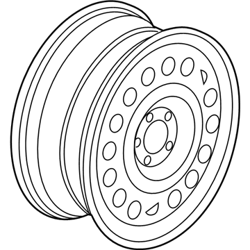 Ford KT1Z-1015-D Wheel, Spare