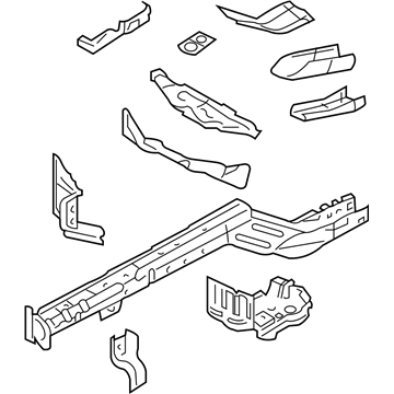 Ford 5R3Z-16054-BA Lower Rail