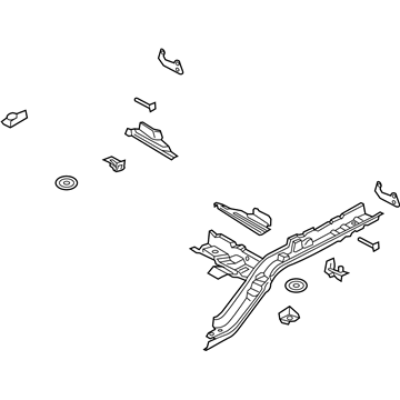Ford G3GZ-5410125-B Member Assembly - Floor Side - Rear