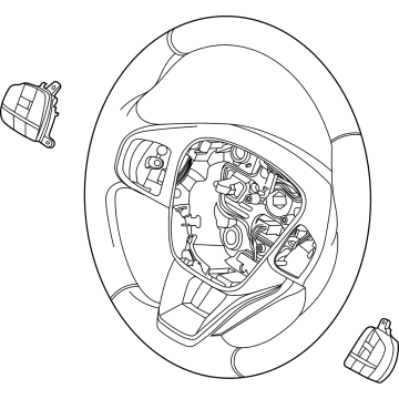 Ford Maverick Steering Wheel - NZ6Z-3600-AA