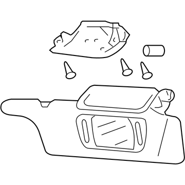 Ford AR3Z-7604104-AA Sunvisor