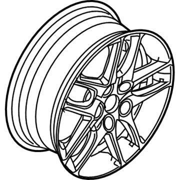 Mercury Milan Spare Wheel - 9E5Z-1007-E