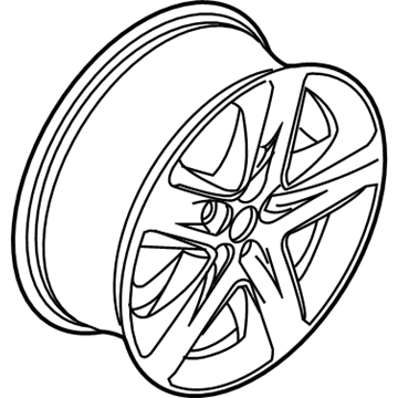 Ford AE5Z-1007-A Wheel Assembly