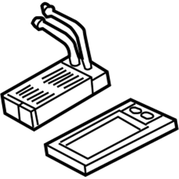 Mercury H2MZ-18476-Y Heater Core